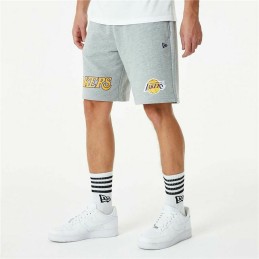 Calções de Desporto New Era LA Lakers Cinzento