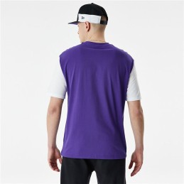 Camisola de Manga Curta Homem New Era NBA Colour Insert LA Lakers Roxo