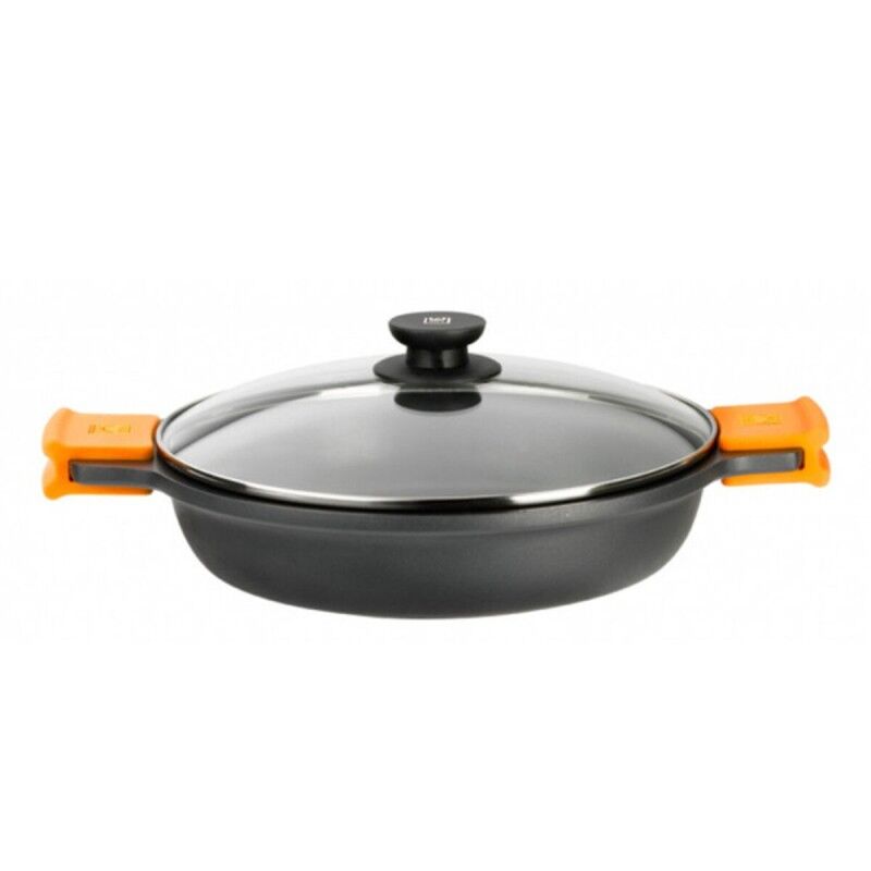 BRA|Caçarola com Tampa de Vidro BRA A270540 (40 cm) Alumínio BRA|Caçarola com Tampa de Vidro BRA A270540 (40 cm) Alumínio