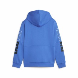 Camisola Infantil Puma Power Colorblock Azul