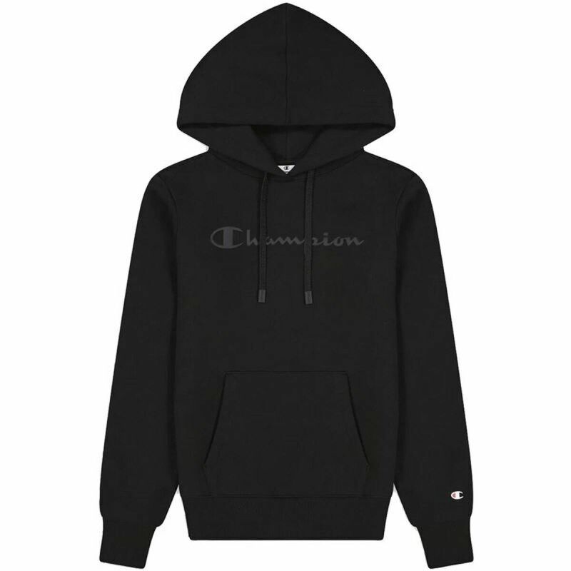 Champion|Polar com Capuz Mulher Champion Preto Champion|Polar com Capuz Mulher Champion Preto