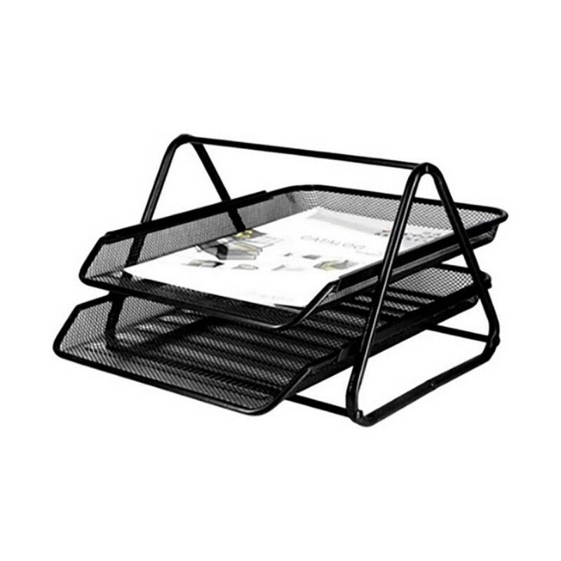 Q-Connect|Bandeja de classificação Q-Connect gxa100 Preto Metal Plástico 30 x 35 x 18,5 cm Q-Connect|Bandeja de classificação Q-Connect gxa100 Preto Metal Plástico 30 x 35 x 18,5 cm