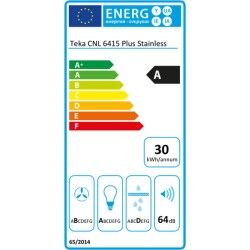 Teka|Extrator Convencional Teka CNL 6415 PLUS 60 cm 385 m³/h 69 dB Preto Aço