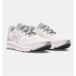 Sapatilhas de Running para Adultos Under Armour Charged Branco Cinzento