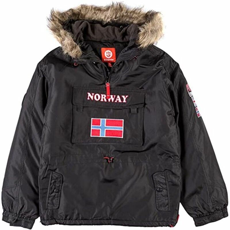 Go & Win|Polar com Capuz Criança Go & Win Norway Preto Go & Win|Polar com Capuz Criança Go & Win Norway Preto