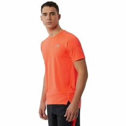 Camisola de Manga Curta Homem New Balance Accelerate Laranja