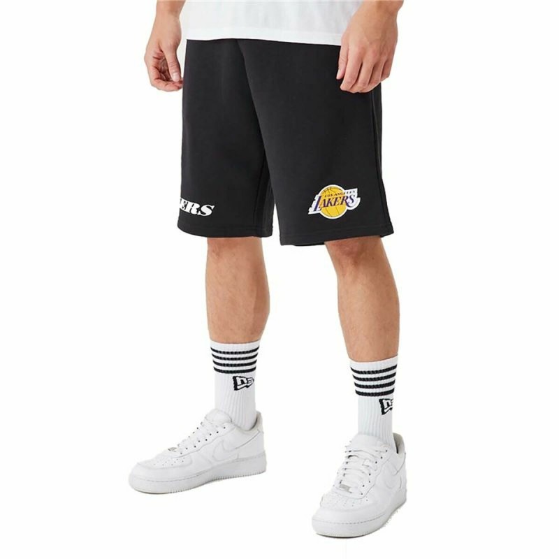 Calções de Desporto para Homem New Era NBA LA Lakers Preto