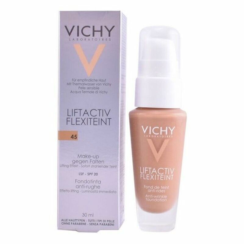 Vichy|Fundo de Maquilhagem Líquido Liftactiv Flexiteint Vichy Spf 20
