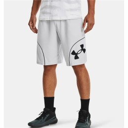 Calções de Desporto para Homem Under Armour Perimeter 28 cm Branco