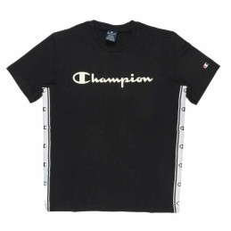 Camisola de Manga Curta Homem Champion Crewneck Preto