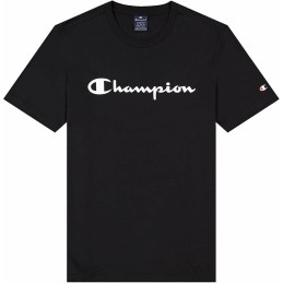 Camisola de Manga Curta Homem Champion Crewneck Preto