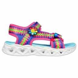 Sandálias Infantis Skechers Heart Lights Cor de Rosa