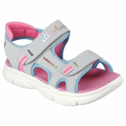 Sandálias Infantis Skechers Flex Splash Cinzento