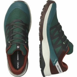 Sapatilhas de Running para Adultos Salomon Outrise Castanho-avermelhado Verde-escuro GORE-TEX Montanha