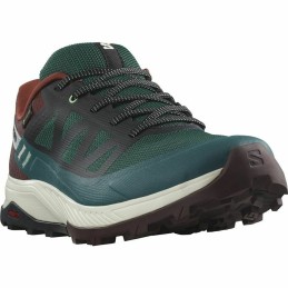 Sapatilhas de Running para Adultos Salomon Outrise Castanho-avermelhado Verde-escuro GORE-TEX Montanha