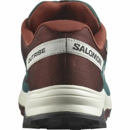 Sapatilhas de Running para Adultos Salomon Outrise Castanho-avermelhado Verde-escuro GORE-TEX Montanha