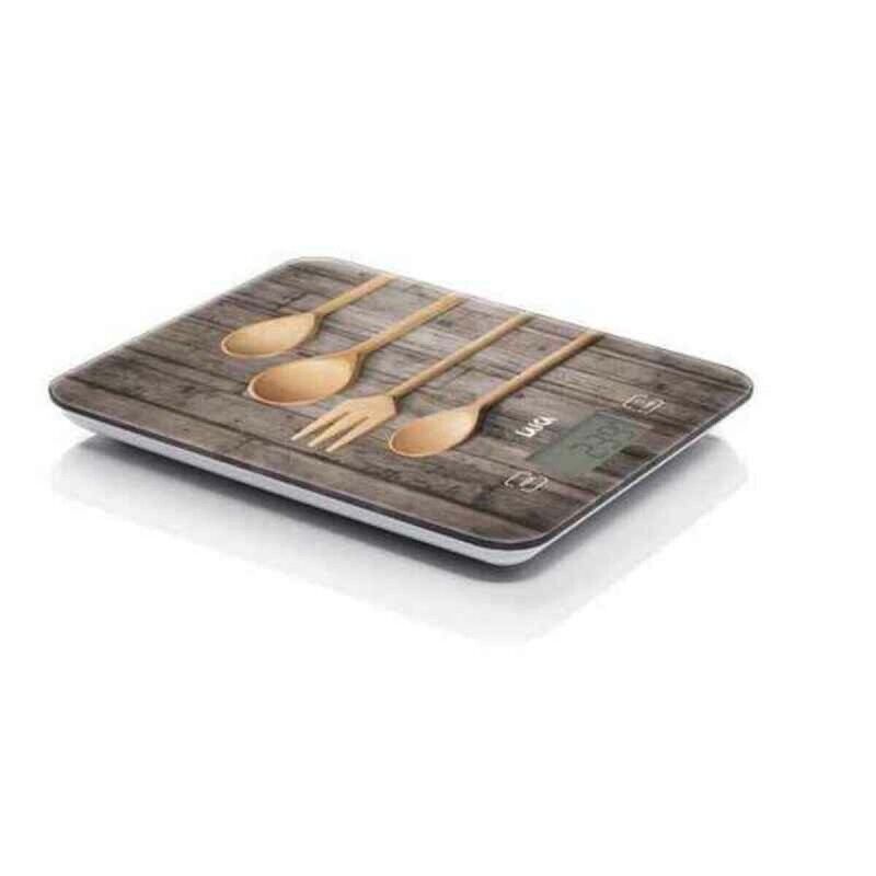 LAICA|Balança de Cozinha LAICA KS5010 Colheres Castanho 10 kg (18,5 x 22,7 x 1,7 cm)