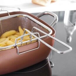 InnovaGoods|Conjunto de Frigideira Multifunções 5 em 1 Copper Coppans InnovaGoods 4 Peças