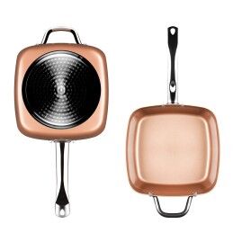 InnovaGoods|Conjunto de Frigideira Multifunções 5 em 1 Copper Coppans InnovaGoods 4 Peças