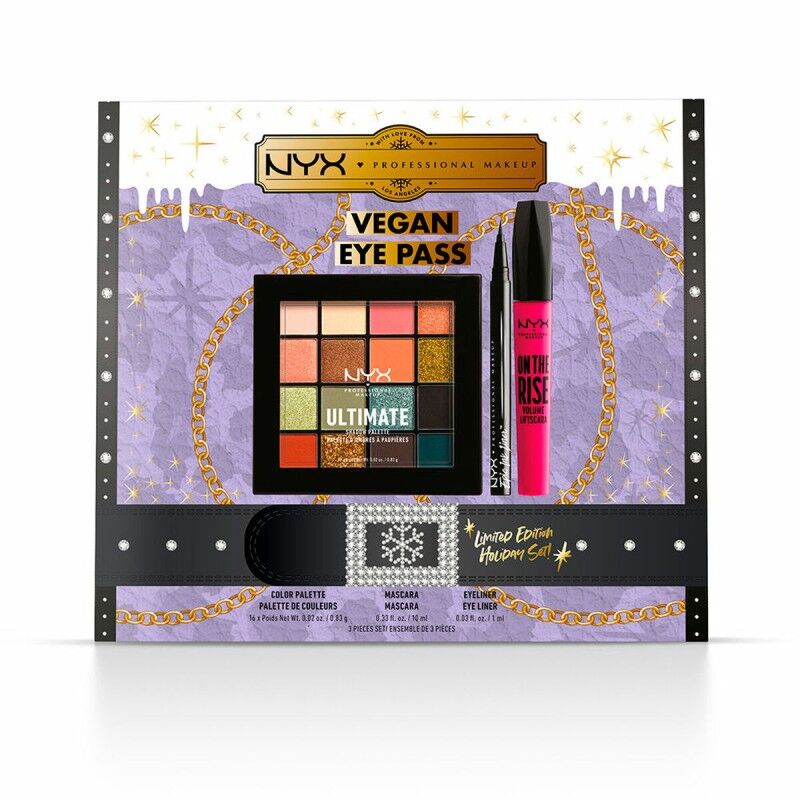 NYX|Conjunto de Maquilhagem NYX Vegan Eye Pass Limited Edition Edição limitada 3 Peças