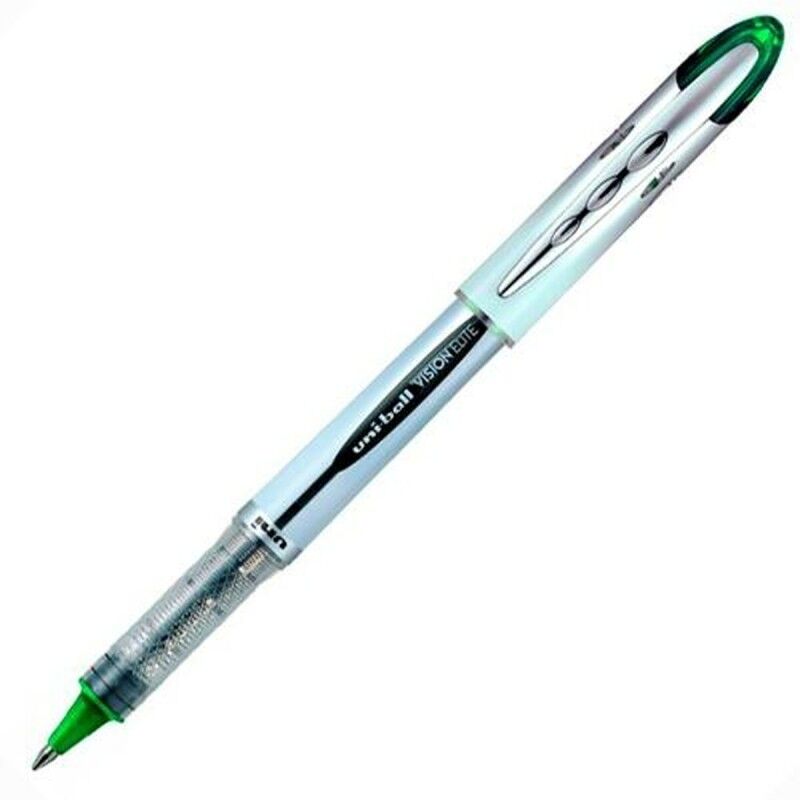 Uni-Ball|Esferográfica de tinta líquida Uni-Ball Vision Elite UB-200 Verde 0,6 mm (12 Peças) Uni-Ball|Esferográfica de tinta líquida Uni-Ball Vision Elite UB-200 Verde 0,6 mm (12 Peças)