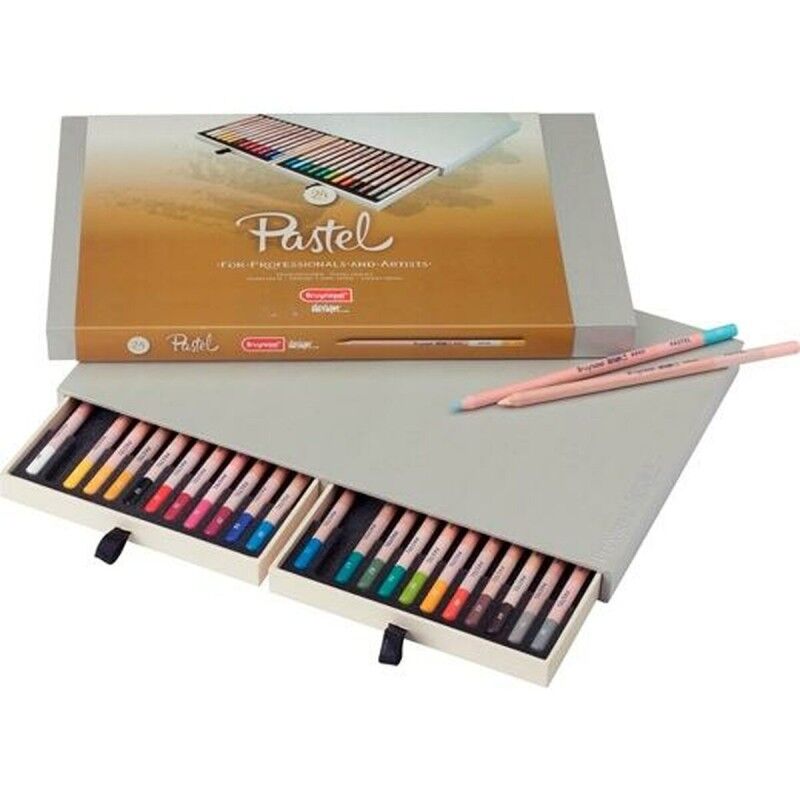 Bruynzeel|Lápis pastel Bruynzeel Design 24 Peças Estojo Multicolor Bruynzeel|Lápis pastel Bruynzeel Design 24 Peças Estojo Multicolor