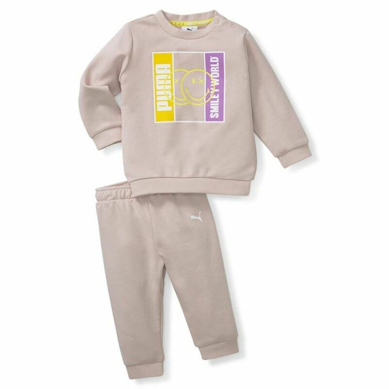 Puma|Fato de Treino para Bebé Puma Smileworld Minicat Castanho Puma|Fato de Treino para Bebé Puma Smileworld Minicat Castanho