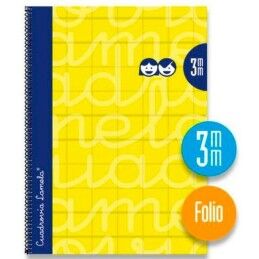 Lamela|Caderno Lamela 3 mm Amarelo Din A4 5 Peças 80 Folhas