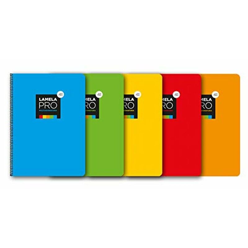 Lamela|Caderno Lamela Multicolor Din A4 5 Peças 100 Folhas Lamela|Caderno Lamela Multicolor Din A4 5 Peças 100 Folhas