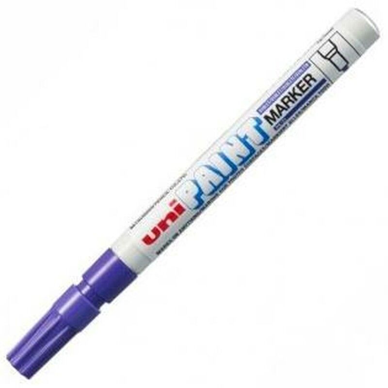 Uni-Ball|Rotulador permanente Uni-Ball Paint PX-21L Violeta 12 Peças Uni-Ball|Rotulador permanente Uni-Ball Paint PX-21L Violeta 12 Peças