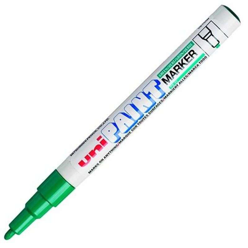 Uni-Ball|Rotulador permanente Uni-Ball Paint PX-21L Verde 12 Peças Uni-Ball|Rotulador permanente Uni-Ball Paint PX-21L Verde 12 Peças