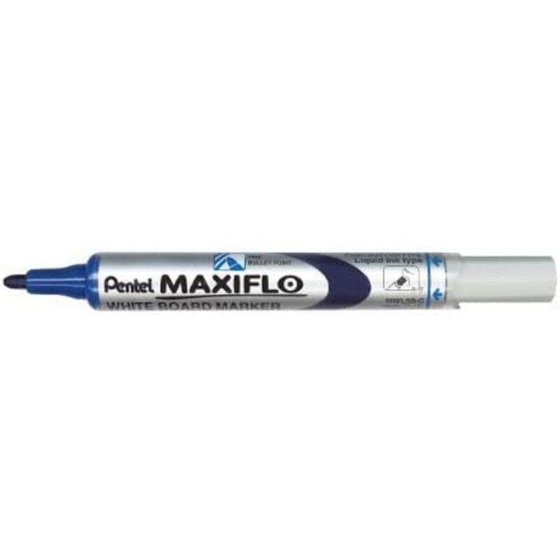 Pentel|Marcadores de giz líquido Pentel Maxiflo MWL-5S Azul (12 Peças) Pentel|Marcadores de giz líquido Pentel Maxiflo MWL-5S Azul (12 Peças)