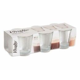 Vivalto|Conjunto de Copos Vivalto 3503/WH6 Transparente Vidro 90 ml (24 Unidades)