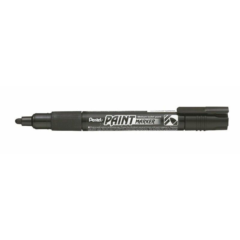Pentel|Rotulador permanente Pentel Preto 12 Peças Pentel|Rotulador permanente Pentel Preto 12 Peças