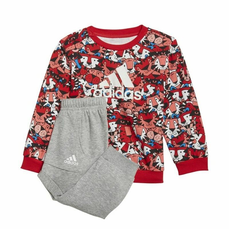 Adidas|Conjunto Desportivo para Crianças Jogger Adidas Vermelho