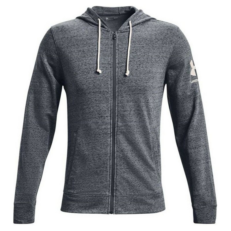 Casaco de Desporto para Homem Under Armour Terry Preto Cinzento escuro