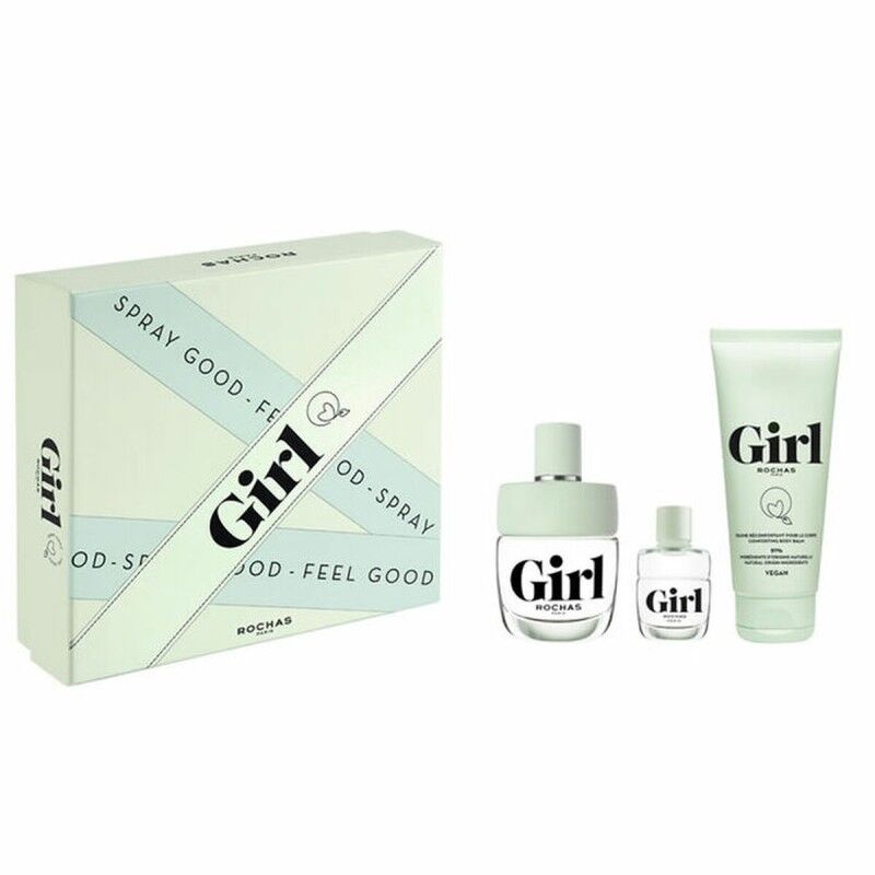 Rochas|Conjunto de Perfume Mulher Rochas Girl 3 Peças Rochas|Conjunto de Perfume Mulher Rochas Girl 3 Peças