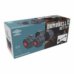 Umbro|Halteres Umbro Extensível Kit completo 19 pcs