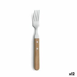 Amefa|Garfo para Carne Amefa Pizza Bois Castanho Metal (12 Unidades) (Pack 12x)