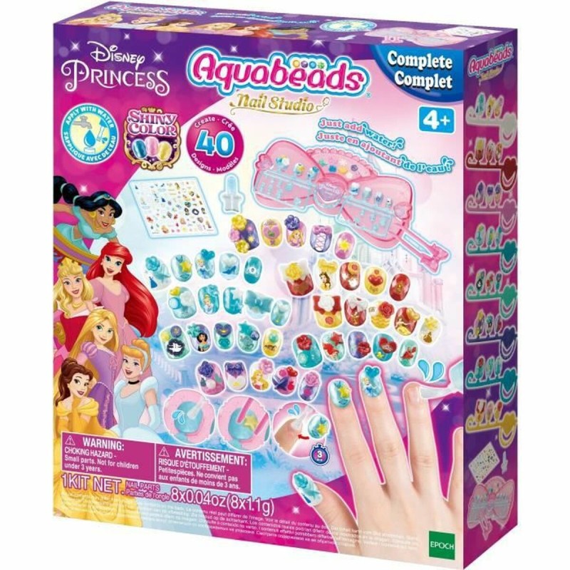 Set de manicure Aquabeads The Disney Princesses Manicure Box