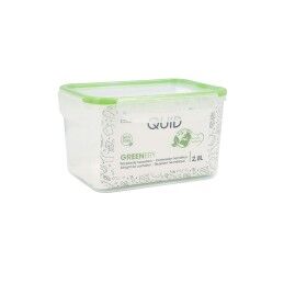 Quid|Lancheira Quid Greenery 2,8 L Transparente Plástico (4 Unidades) (Pack 4x)