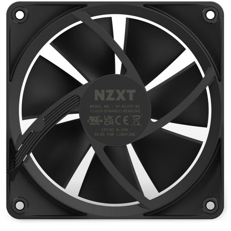 NZXT|Ventilador de Caixa NZXT RF-R12SF-B1 Ø 12 cm (1 Unidade) NZXT|Ventilador de Caixa NZXT RF-R12SF-B1 Ø 12 cm (1 Unidade)