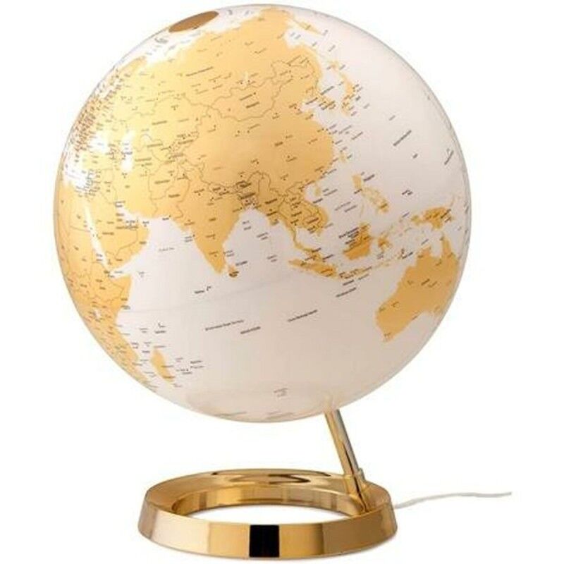 Atmosphere|Globo Terrestre com Luz Atmosphere Light & Colour Dourado Plástico Ø 30 cm