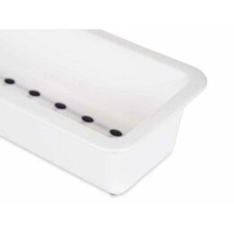 Kinvara|Organizador de Talheres Kinvara CN18819 Branco Preto Borracha natural Polipropileno 8,5 x 5 x 24 cm (36 Unidades)