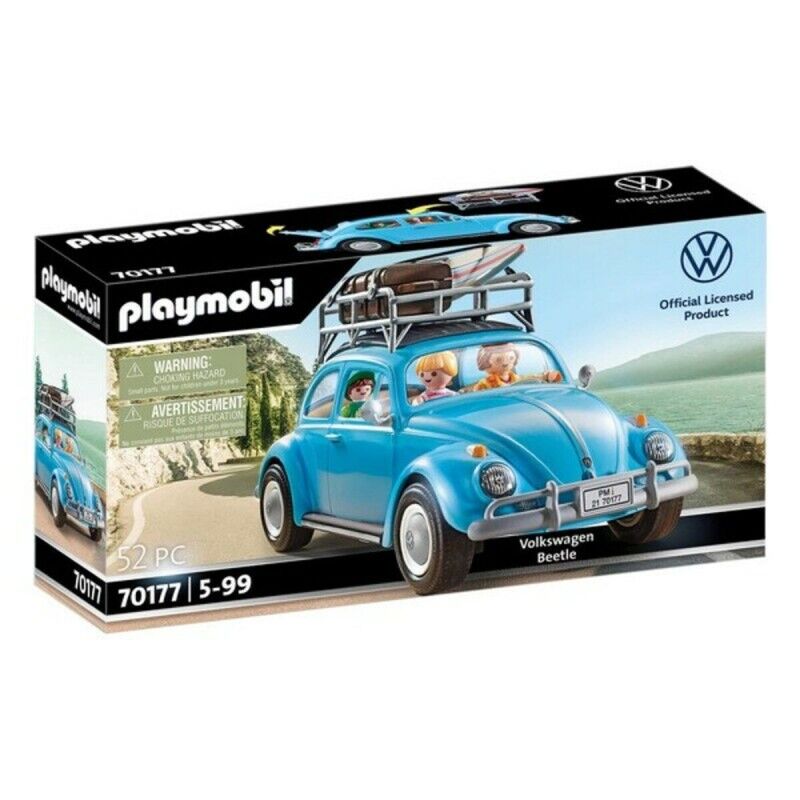 Playmobil|Playset Volkswagen Beetle Playmobil 70177 52 Peças 4 Unidades