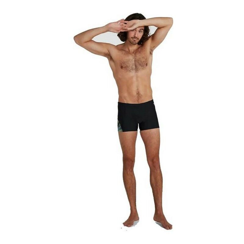 Speedo|Calção de Banho Homem Speedo Allover V-Cut Aquashort Preto Speedo|Calção de Banho Homem Speedo Allover V-Cut Aquashort Preto