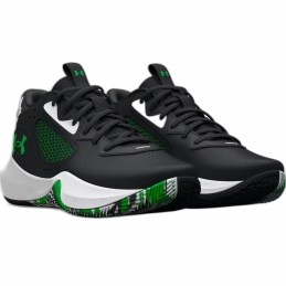 Sapatilhas de Basquetebol para Adultos Under Armour Gs Lockdown Preto