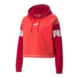 Bullpadel|Polar com Capuz Mulher Bullpadel Lipis Vermelho Escuro
