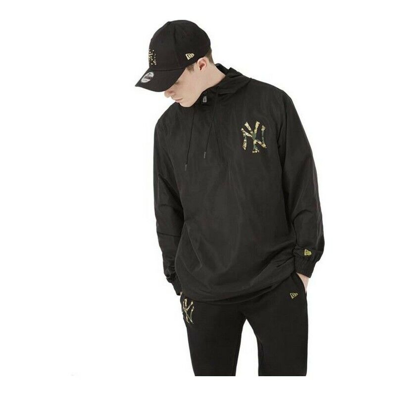 New Era|Casaco Corta-Vento New Era NYY Preto New Era|Casaco Corta-Vento New Era NYY Preto