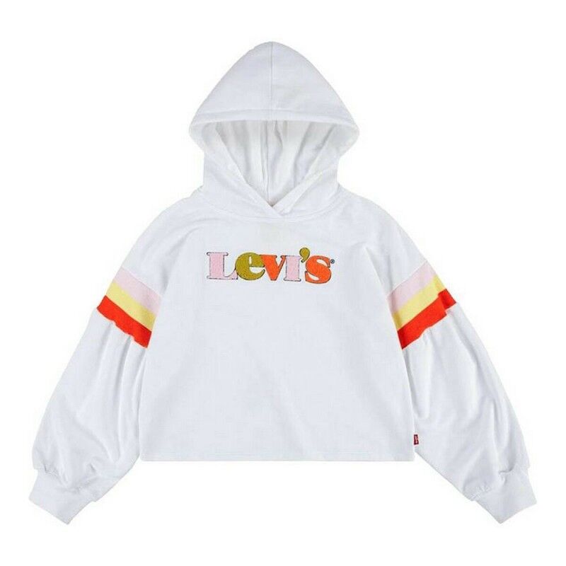Levi's|Camisola Infantil Levi's Full Sleeve High Rise Branco Levi's|Camisola Infantil Levi's Full Sleeve High Rise Branco